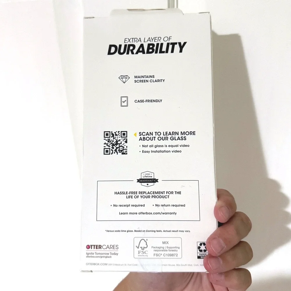 OtterBox Trusted Glass Screen Protector‎ for iPhone 14 Pro Max Clear 77-90181